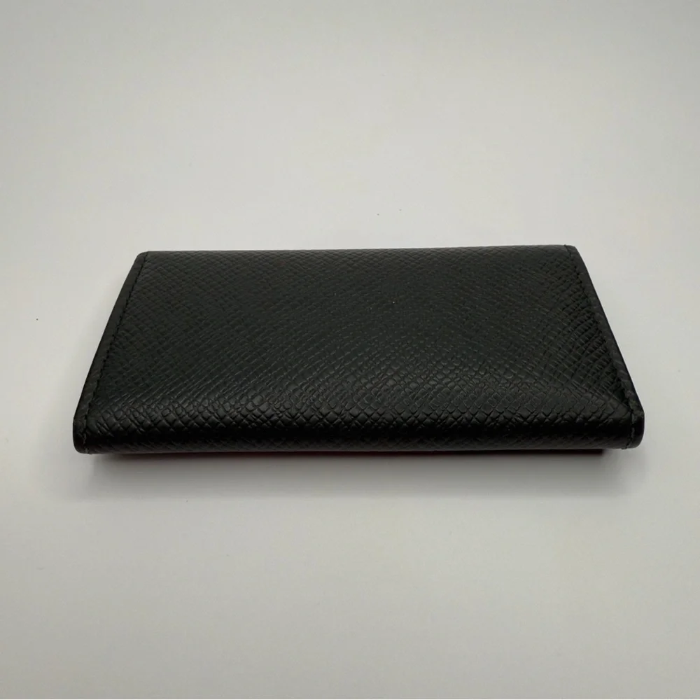 Louis Vuitton Vintage 4 Key Holder/Wallet | Taiga Green Leather | Unisex |